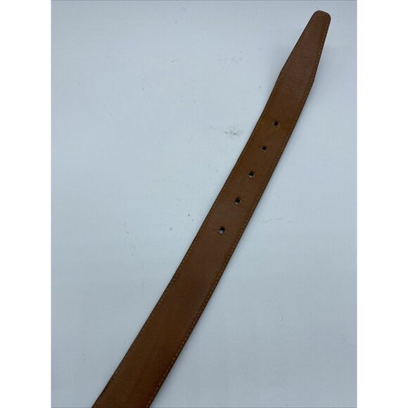 Black Genuine Leather Belt Men's Size 40 Made In Italy 1745-00 - Picture 10 of 10